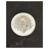 Skull 1 Oz Silver Round