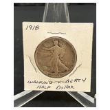 1918 Walking Liberty Half