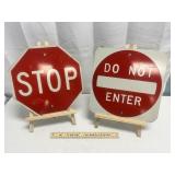 Lot 2 Vintage Road Signs