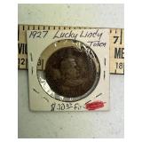 1927 Lucky Lindy Coin  Token Charles Lindbergh