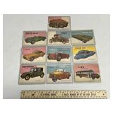 1953 Topps Wheels of The World Trading Card Lot