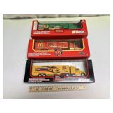 3 Diecast Semi Trucks