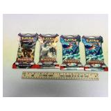 4 Unopened Packs of Pokémon Cards