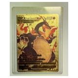 Gold Foil Charizard Card