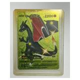 Green Foil Charizard Card