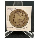 1883CC Morgan Dollar