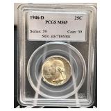 1946D Washington Quarter PCGS MS 65