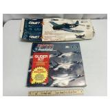 Lot Of 2 Airplane Model Kits