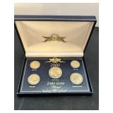 2000 State Quarter Set - 24 Kt Gold Plated