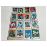 1960s Football Star Cards Lot