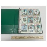 Binder Of 1970s Football Cards