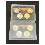 2 Westward Journey Nickel Series Coin Sets