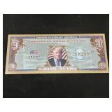 $4 Trump Commemorative Note