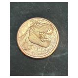 T-Rex 1 Oz Copper Round