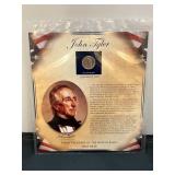 John Tyler Dollar & Stamp Collection