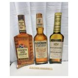 1940s Large Whiskey Store Display Sign Lot