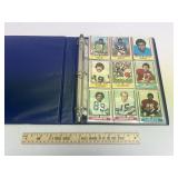 Binder Of 1973 Football Cards