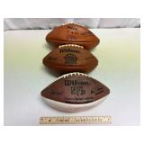 Lot Of 3 Footballs