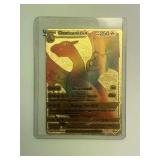 Gold Foil Pokémon Charizard Card