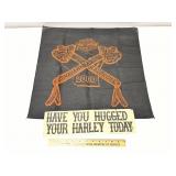 Harley Davison Bandanna & Vintage Window Sticker
