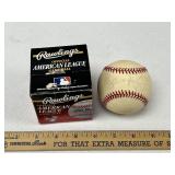 Autographed Rawlings American League Baseball