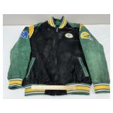 Green Bay Packers Suede Winter Jacket
