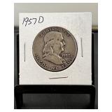 1957D Franklin Half