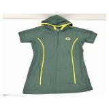 Women's Quarter Zip Short Sleeve Hooded Athletic P
