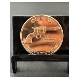 Colt 45 1 Oz Copper Round