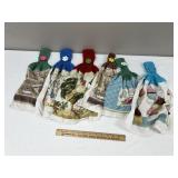 6 Handcrafted Hanging Kitchen Towels