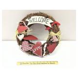 Valentines Day Holiday Decorative Wreath