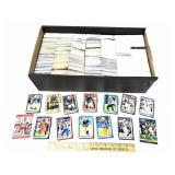 Box Of Assorted Football Cards