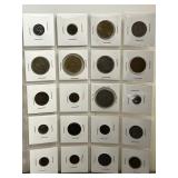 20 Assorted Foreign Coins
