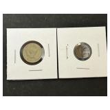 2 CCCP Soviet Union Coins
