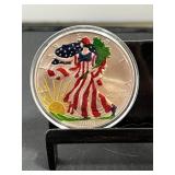 2000 American Silver Eagle Colorized