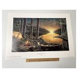 Evening By The Lake By Erol Molnar Signed & Number