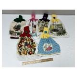 6 Handcrafted Hanging Kitchen Towels