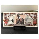 $1 Million Michael Jordan Commemorative Note