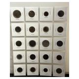 20 Assorted Foreign Coins - Toned