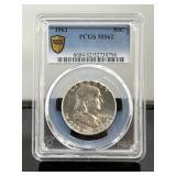 1963 Franklin Half PCGS MS 62