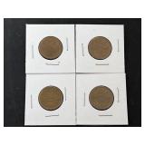 4 Japanese 10 Yen Coins