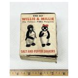 New Old Stock Willie & Millie Kool Penguins Salt &