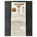 1974D Lincoln & Kennedy Penny