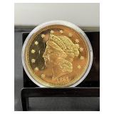 1861 $20 Gold Liberty Replica Coin