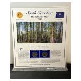 South Carolina Quarter & Stamp Collection