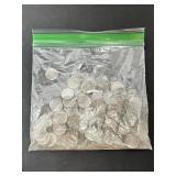 100 1943 Steel Wheat Pennies