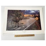 Deer Crossing? By Ervin Molnar Numbered