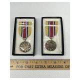 2 Army Reserve Components Achievement Medals with