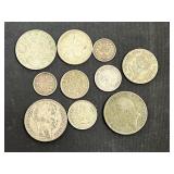 50 G Of Foreign Silver Coins