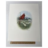 Cardinal By Ronald Louque Signed & Numbered